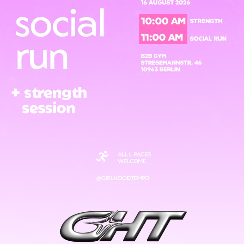 Cover Image for Flinta* SOCIAL RUN + strenght session