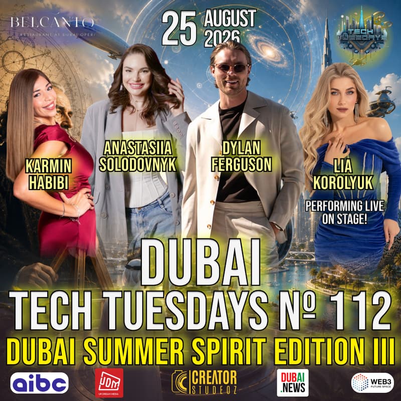 Cover Image for Dubai Tech Tuesdays No. 112 - Dubai Summer Spirit Edition III
