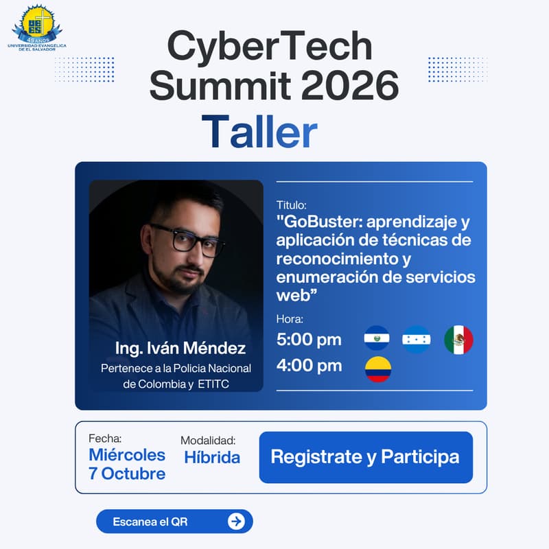 Cover Image for Taller de GoBuster: aprendizaje y aplicación de técnicas de reconocimiento y enumeración de servicios web.