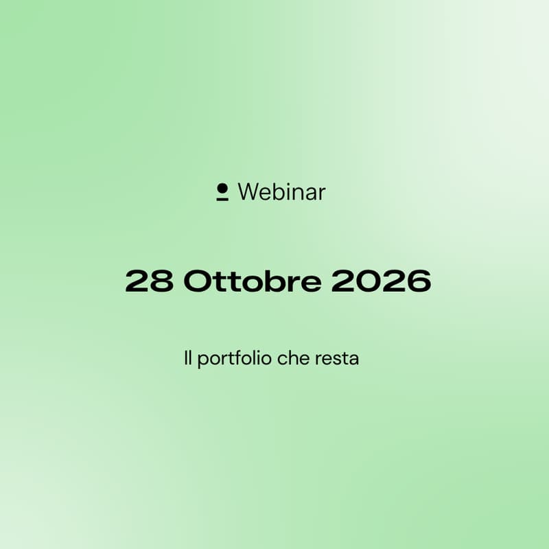 Cover Image for Il portfolio che resta