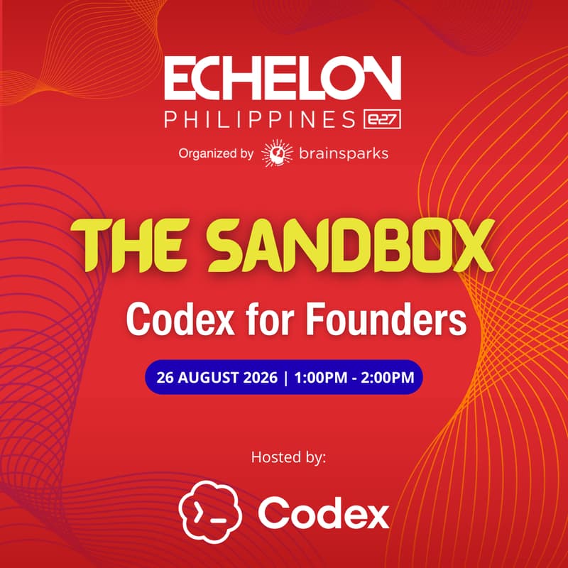 Cover Image for Codex for Founders | Echelon Philippines 2026