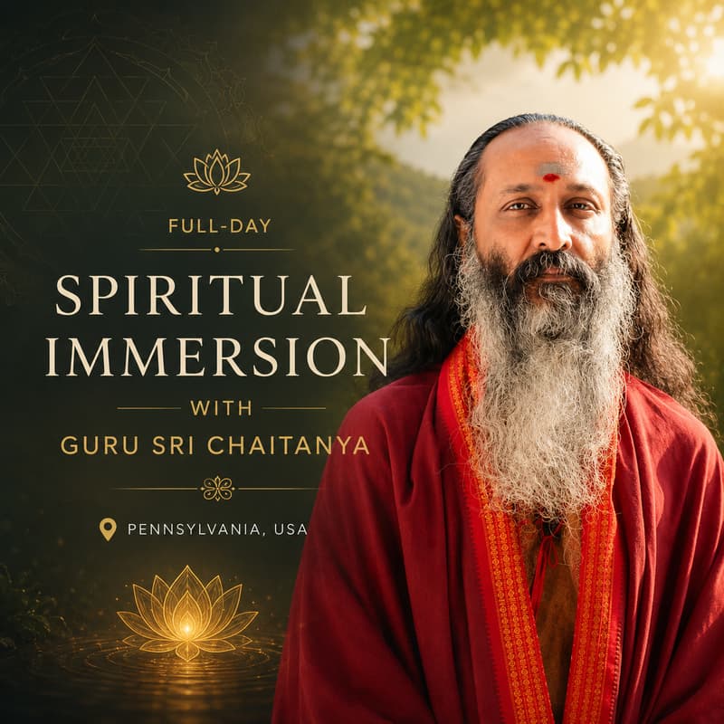 Cover Image for Full-Day Spiritual Immersion with Guru Sri Chaitanya | Pennsylvania