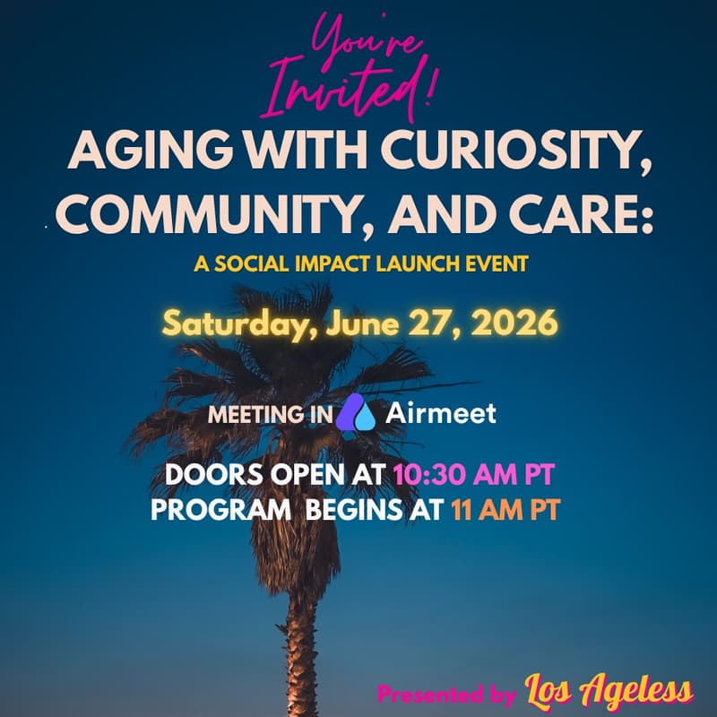 Cover Image for AGING WITH CURIOSITY, COMMUNITY, AND CARE: A SOCIAL IMPACT LAUNCH EVENT
