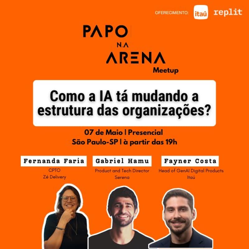 Cover Image for Papo na Arena: Como a IA tá mudando a estrutura das organizações?