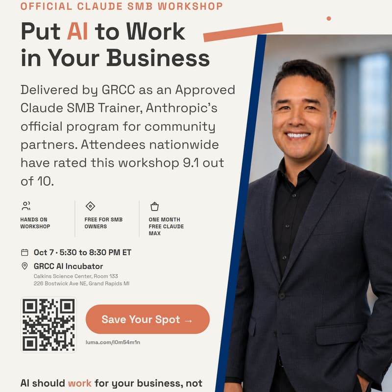Cover Image for Claude SMB Workshop: Put AI to Work in Your Business