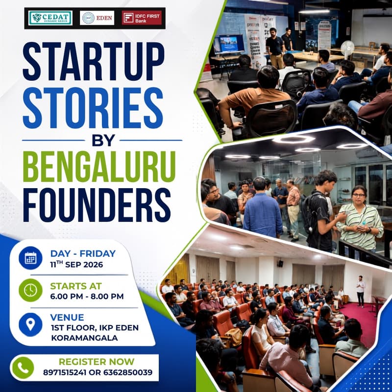Cover Image for Startup Stories by Bengaluru Founders