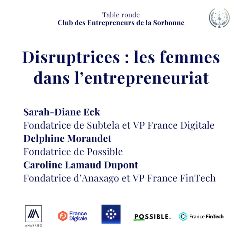 Cover Image for Disruptrices : Les femmes dans l'entrepreneuriat