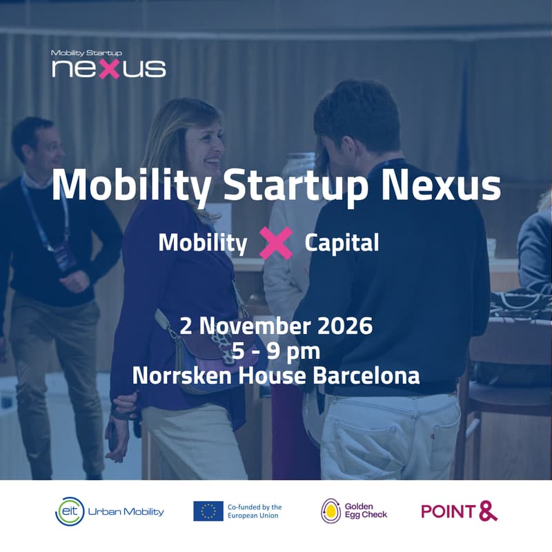 Cover Image for Mobility Startup Nexus 2026: Mobility x Capital