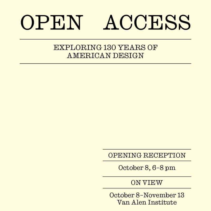 Cover Image for Open Access: Exhibition Reception