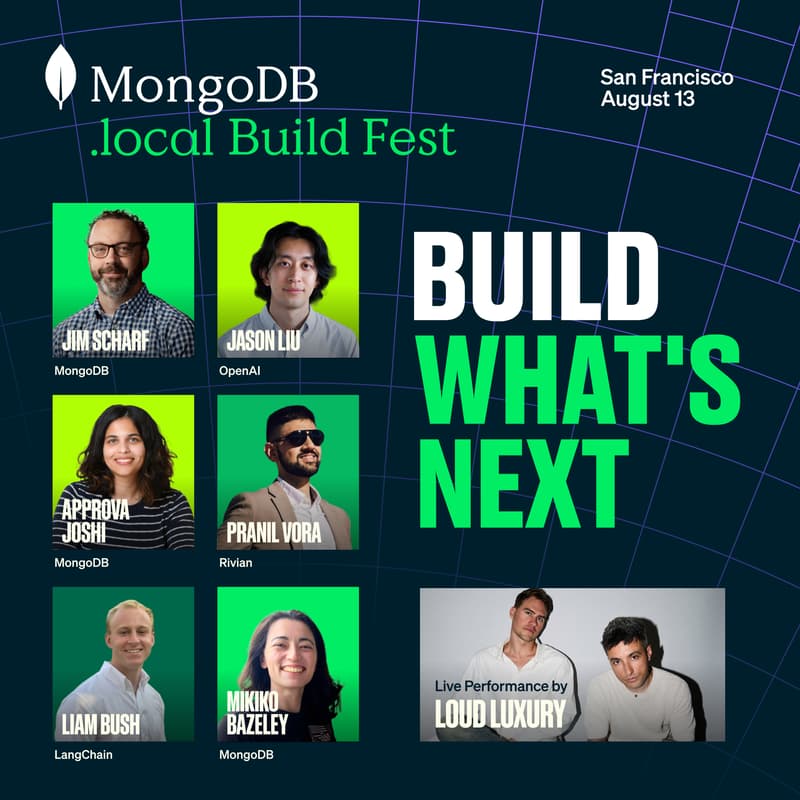 Cover Image for MongoDB.local Build Fest: San Francisco