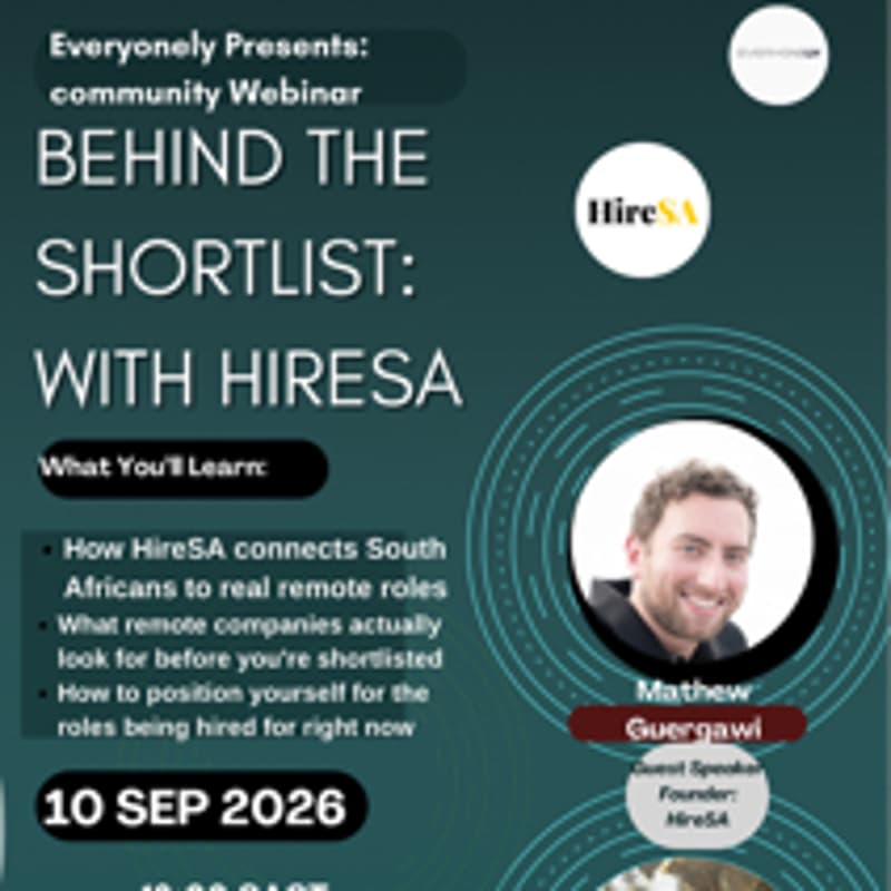 Cover Image for Behind The Shortlist: With HireSA