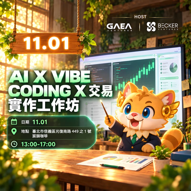 Cover Image for AI × Vibe Coding x交易 實作工作坊