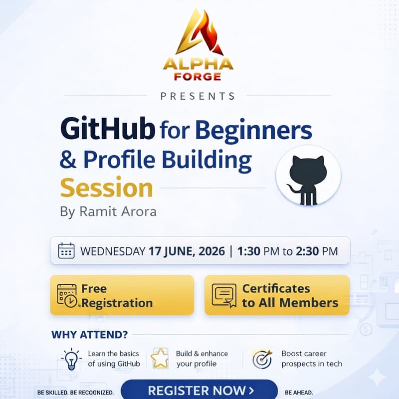 GitHub for Beginners & Profile Building Session · Luma