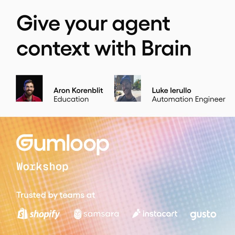 Cover Image for Give your agents context with Brain