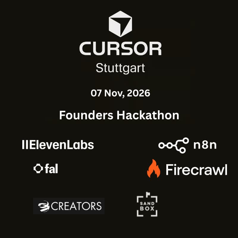 Cover Image for Cursor x Sandbox Hackathon | Stuttgart