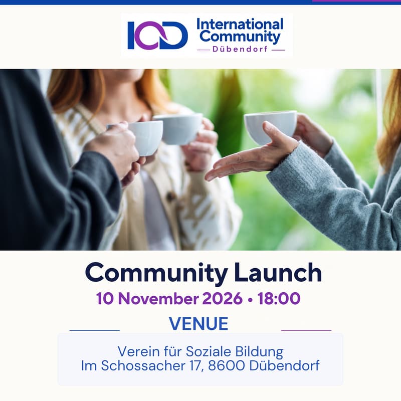 Cover Image for International Community Dübendorf Launch