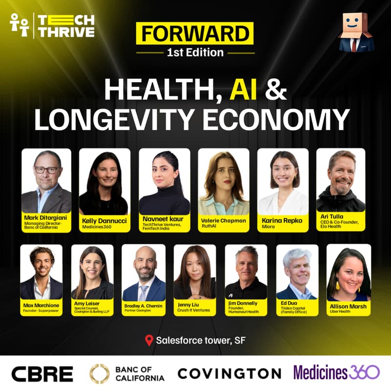 Cover Image for FORWARD by TechThrive: Health, Wellness & Longevity Economy