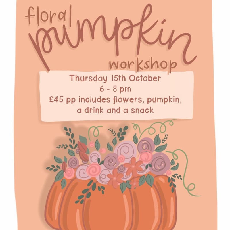 Cover Image for Floral Pumpkin Workshop
