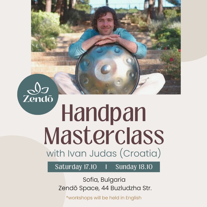 Cover Image for Handpan Masterclass with Ivan Judas in Sofia