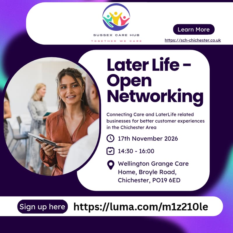 Cover Image for Sussex CareHub (Chichester) - Open Networking