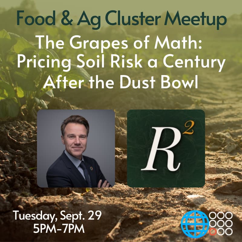 Cover Image for š Food & Ag Cluster -The Grapes of Math: Pricing Soil Risk a Century After the Dust Bowl