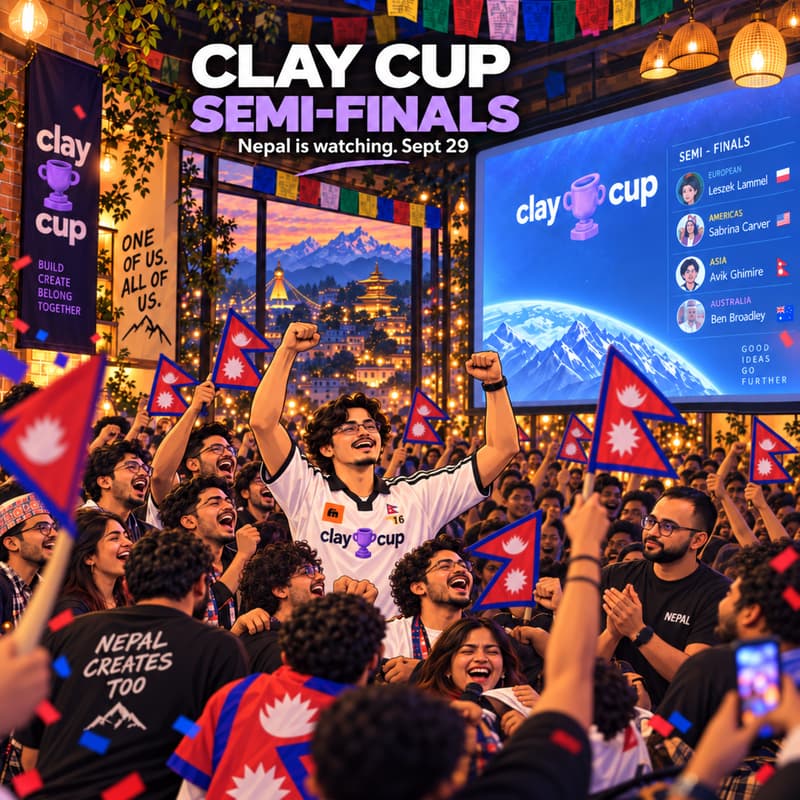 Cover Image for Clay in Kathmandu: Clay Cup Semifinals Watch Party