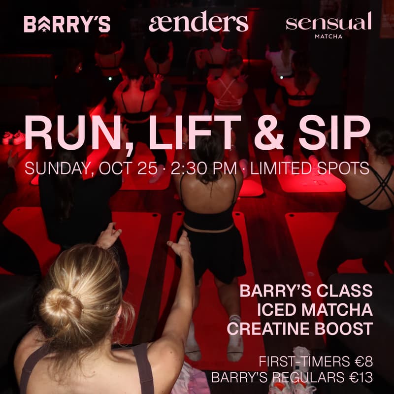 Run, Lift & Sip at Barry’s – Eventmotiv