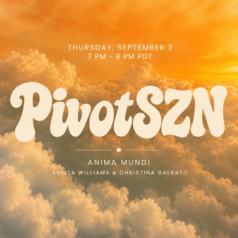 Cover Image for Pivot SZN: An Evening with Krista Williams + Christina Galbato