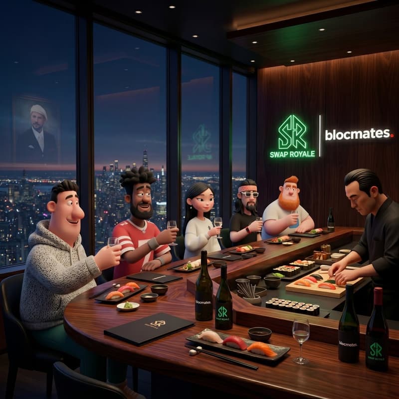 Cover Image for Sushi Spectacular with SwapRoyale & blocmates.