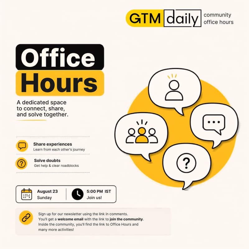 Cover Image for GTM Daily Office Hours