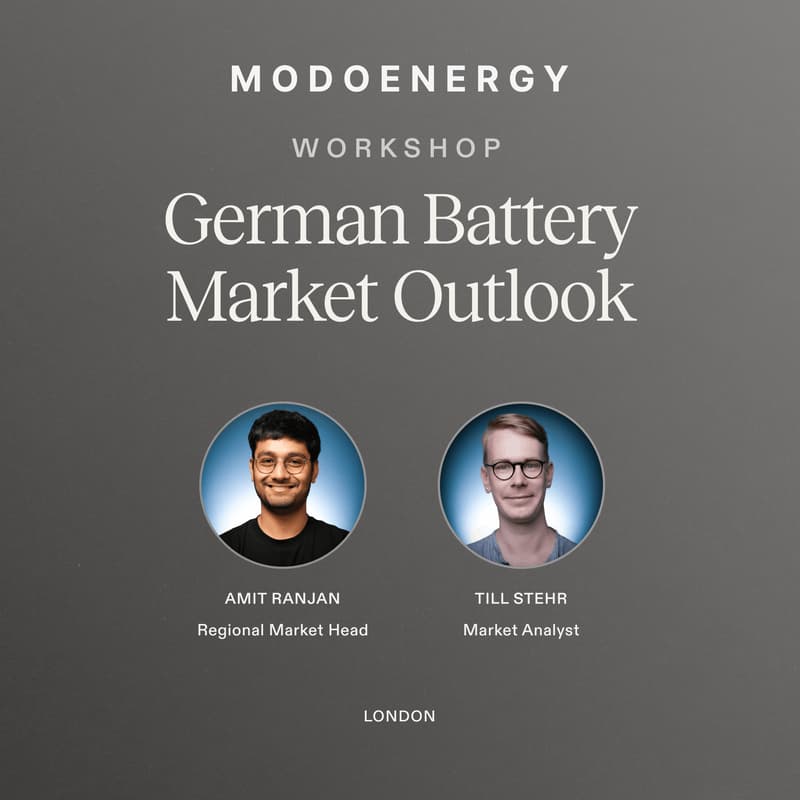 Cover Image for WORKSHOP: German Battery Market Outlook (London)