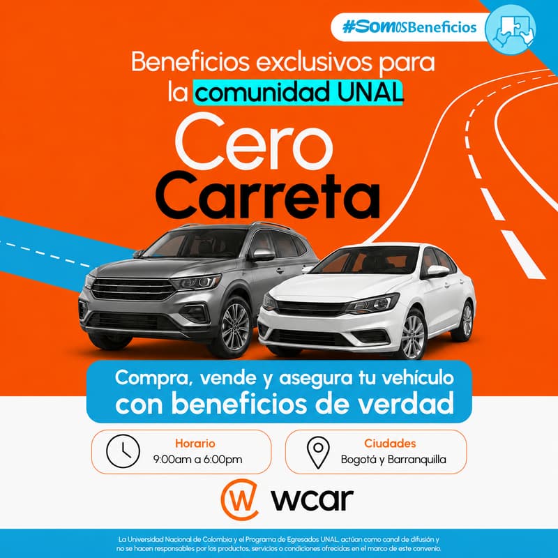 Cover Image for Cero carreta, puro carros UNAL & WCAR
