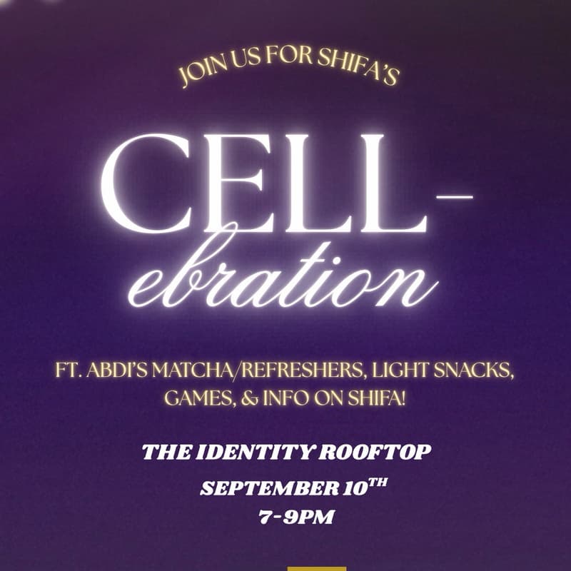 Cover Image for Shifa Society Welcome Cell-ebration