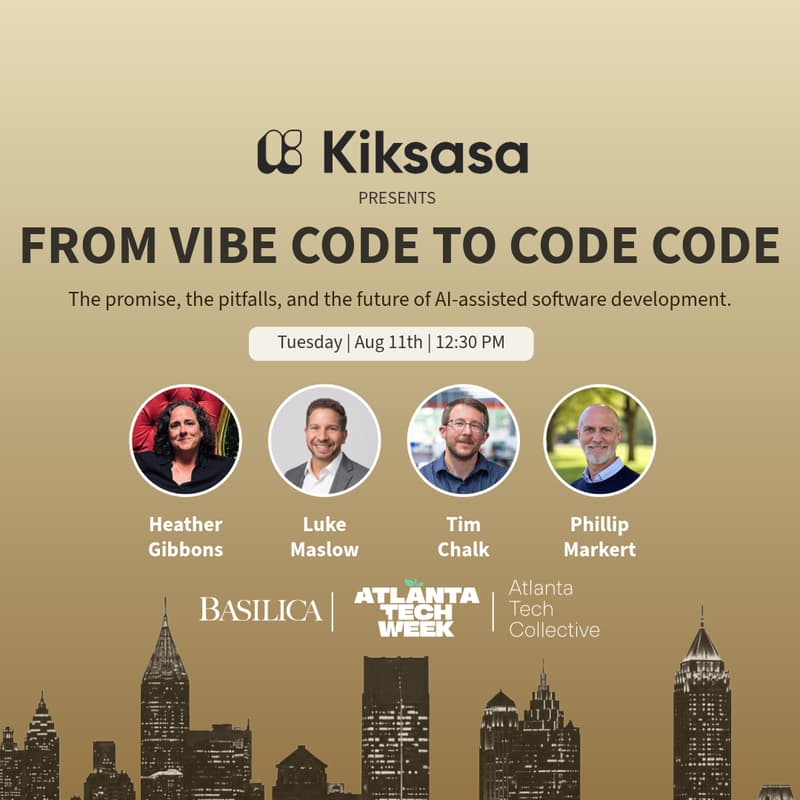 Cover Image for From Vibe Code To Code Code Panel #ATLTechWeek