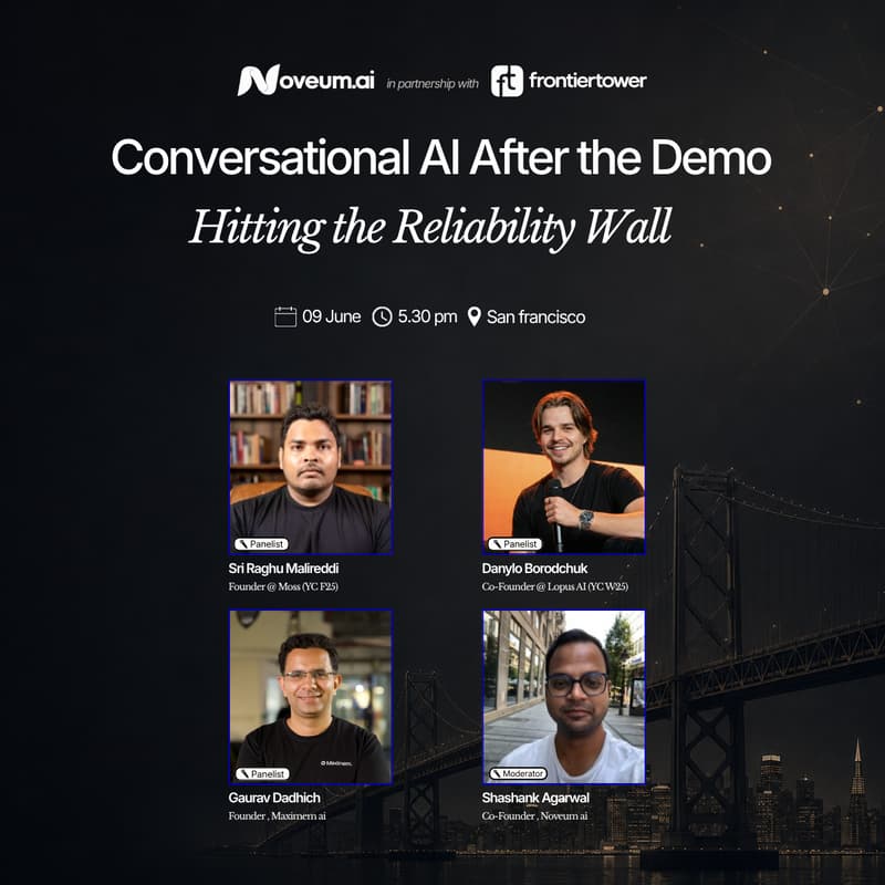 Cover Image for AI Founders & VCs Mixer: Conversational AI After the Demo