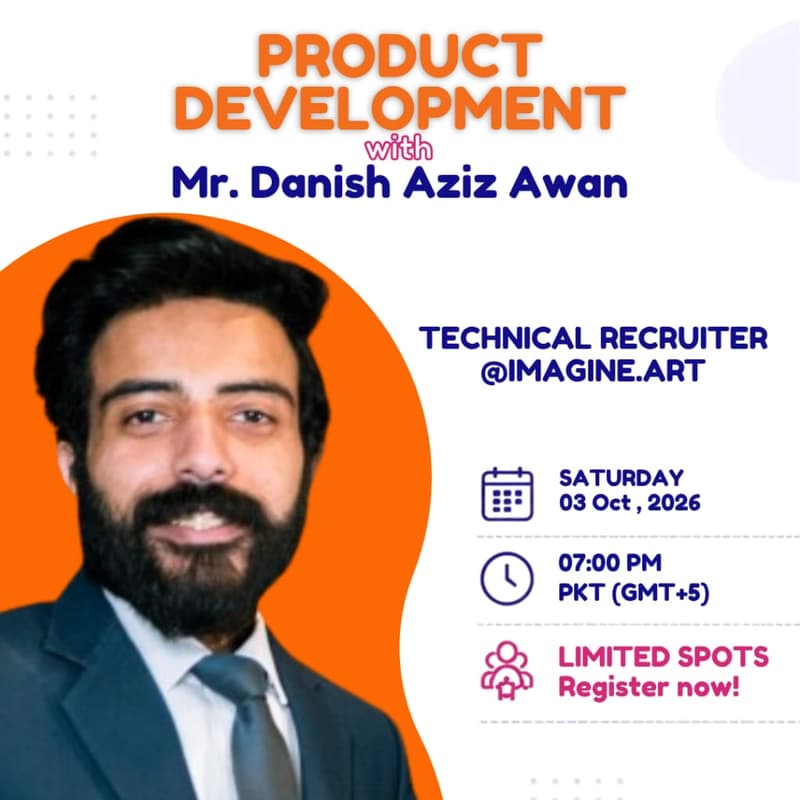 Cover Image for Product Development with Sir Danish Aziz Awan