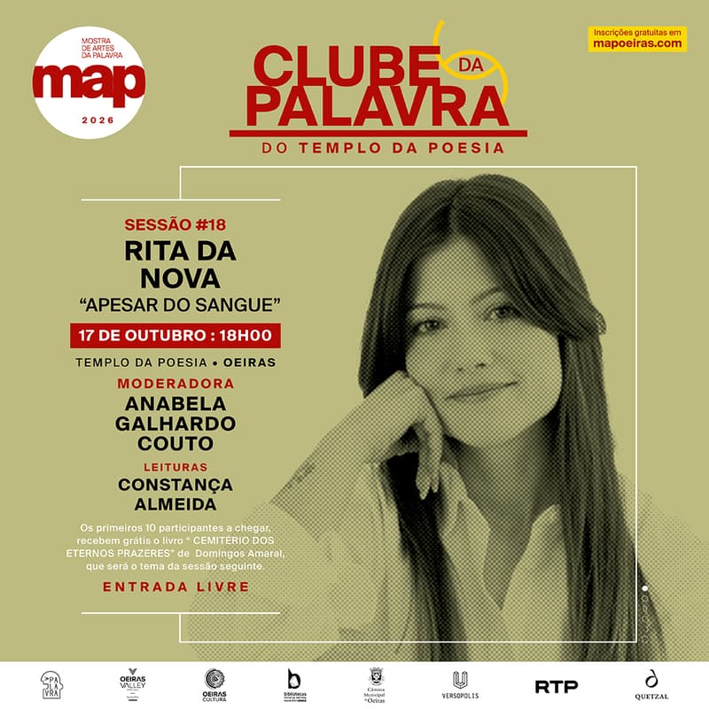 Cover Image for Clube da Palavra # 18 “Apesar do Sangue de Rita da Nova”