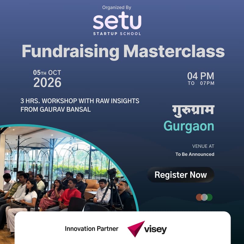 Cover Image for Founders Mixer Gurgaon