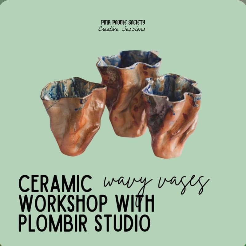 Cover Image for BRUSSELS | Ceramics Workshop with Studio Plombir: Wavy Vases
