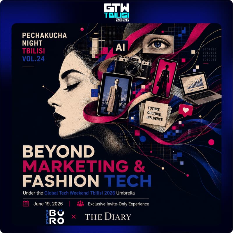 Cover Image for PechaKucha Night Tbilisi Vol.24: Beyond Marketing & Fashion Tech