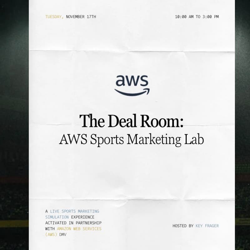 Cover Image for The Deal Room: AWS Sports Marketing Lab