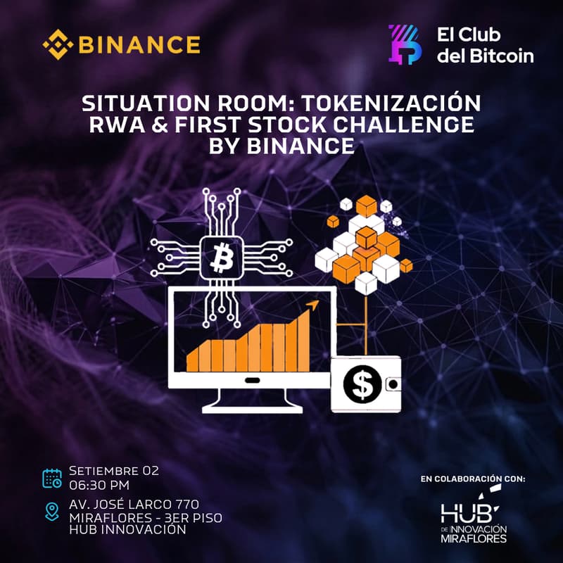 Cover Image for SITUATION ROOM: Tokenización RWA & First Stock Challenge By Binance 🏛️⚡