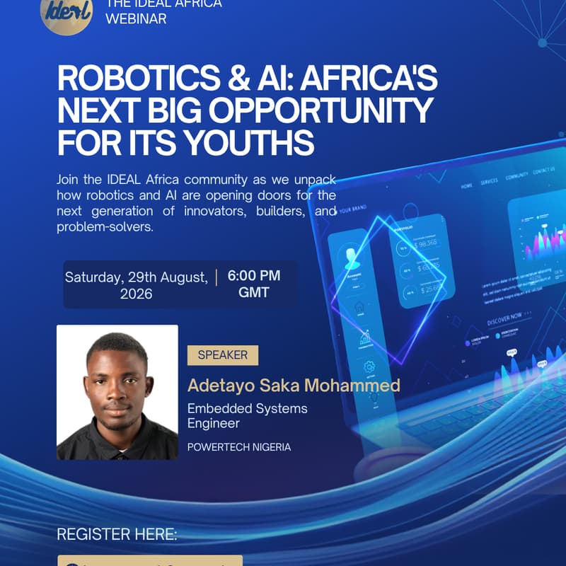 Cover Image for Robotics & AI: Africa's Next Big Opportunity FOR ITS YOUTHS