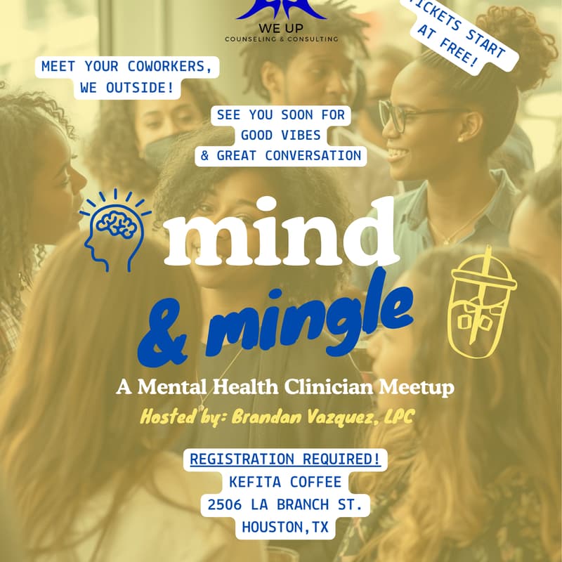 Cover Image for Mind & Mingle: A Mental Health Clinician Meetup