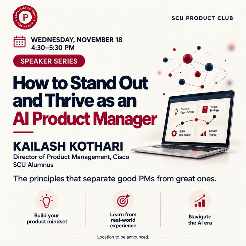 Cover Image for How to Stand Out and Thrive as an AI Product Manager — SCU Product Club