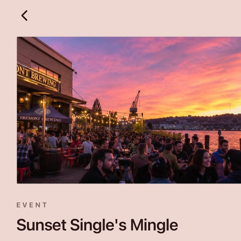 Cover Image for Sunset Singles' Mingle