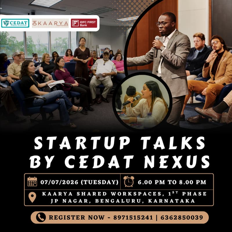 Cover Image for Startup Talks by CEDAT