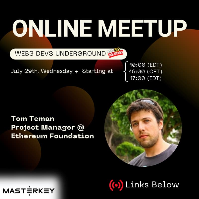 Cover Image for Monthly Meetup of the Web3 Developers Underground community