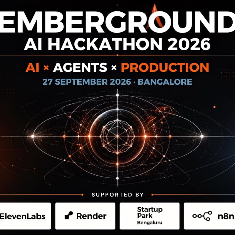 Cover Image for EmberGround AI Hackathon 2026 | Bangalore