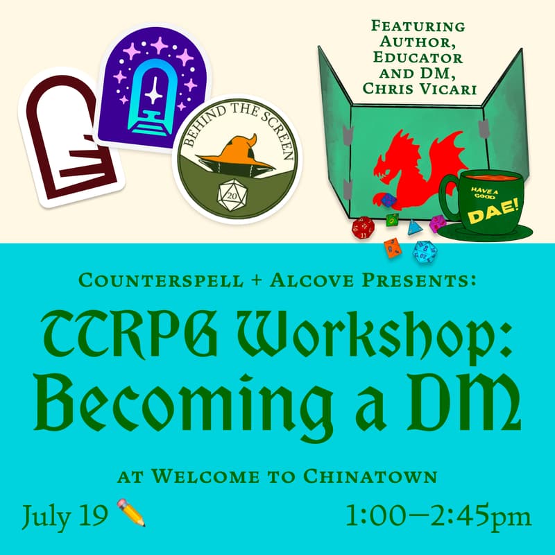 Cover Image for π« TTRPG Workshop: Becoming a DM